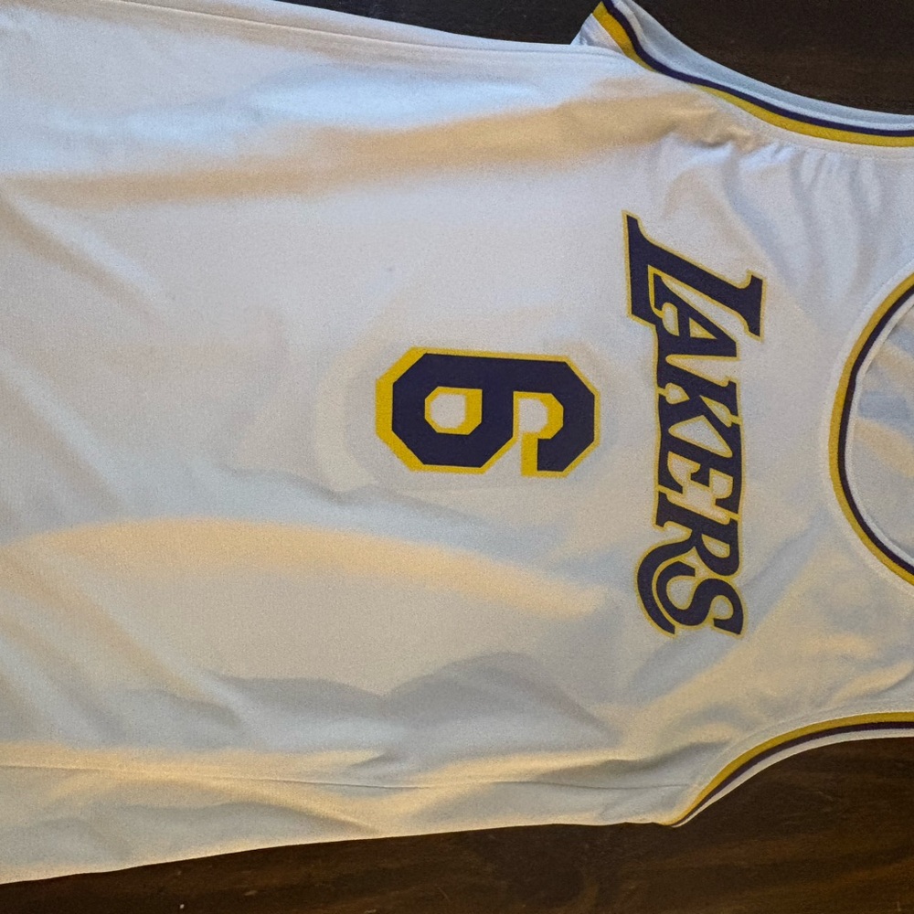 Fanatics Youth XL White and Blue LeBron James Jersey